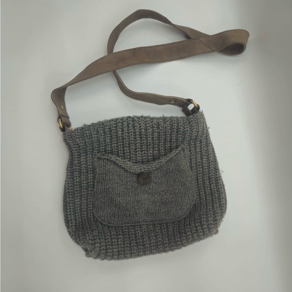 UGG knitted satchel-cross bag